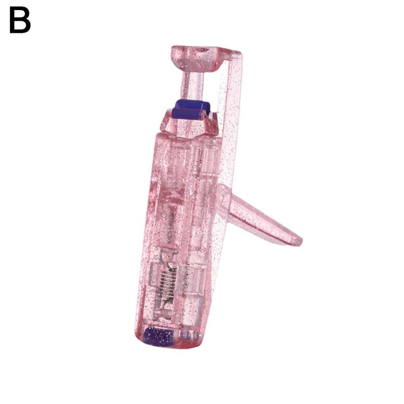 This portable, shimmery, wide-angle eyelash curler for beginners is the same style popular on Xiaohongshu (Little Red Book). It curls lashes gently without pinching the skin.